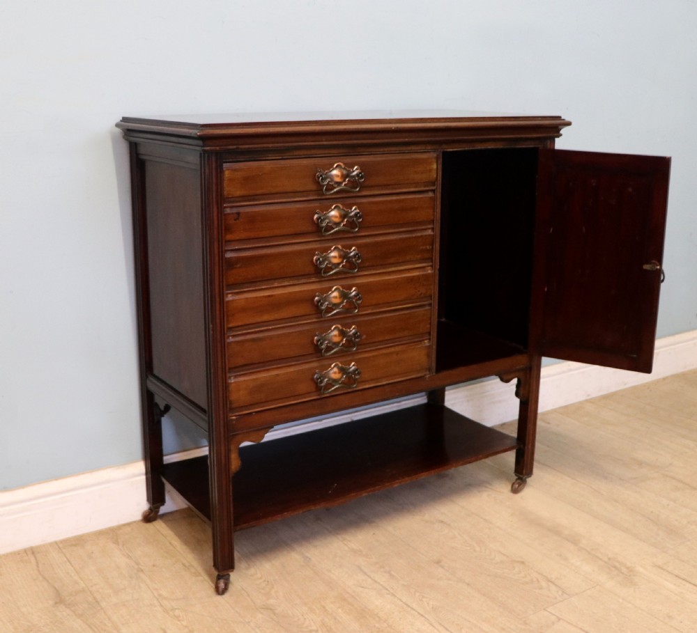 A lovely late Victorian music cabinet!  View XI