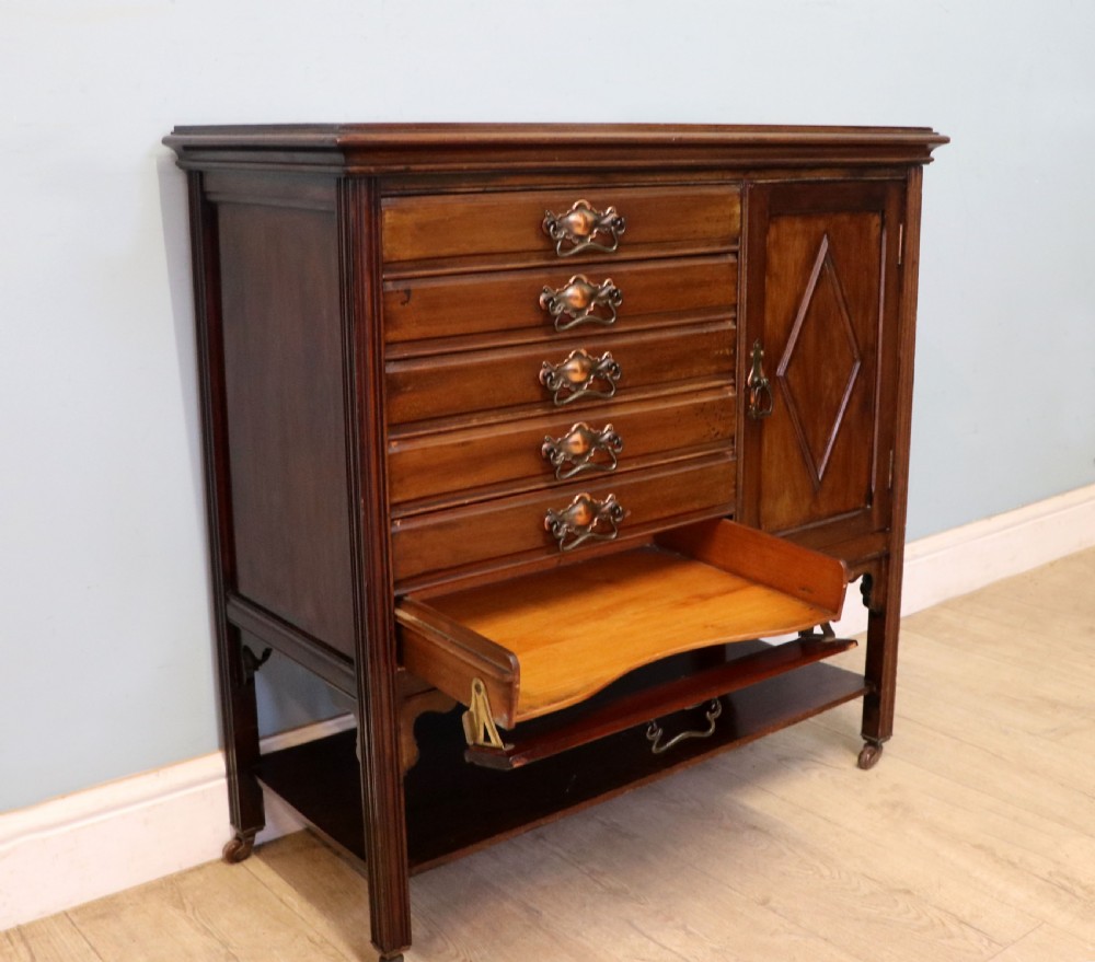 A lovely late Victorian music cabinet!  View XII