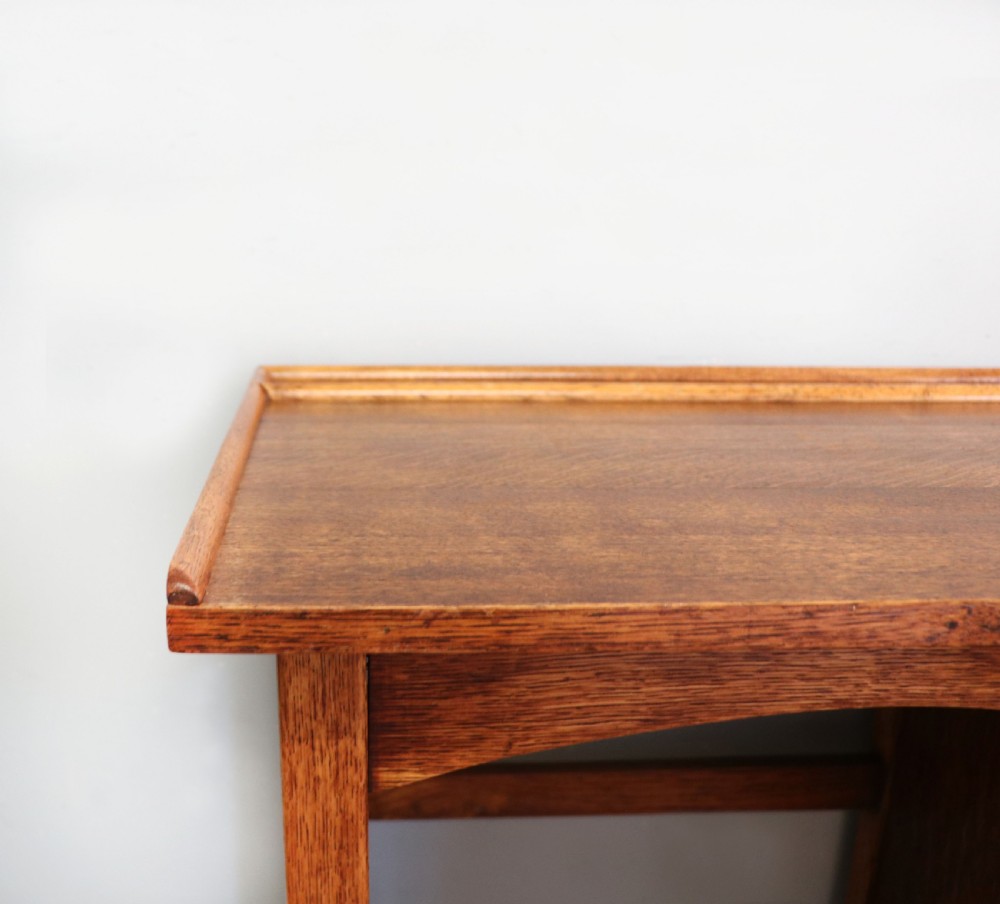 A vintage oak child’s desk. View IX