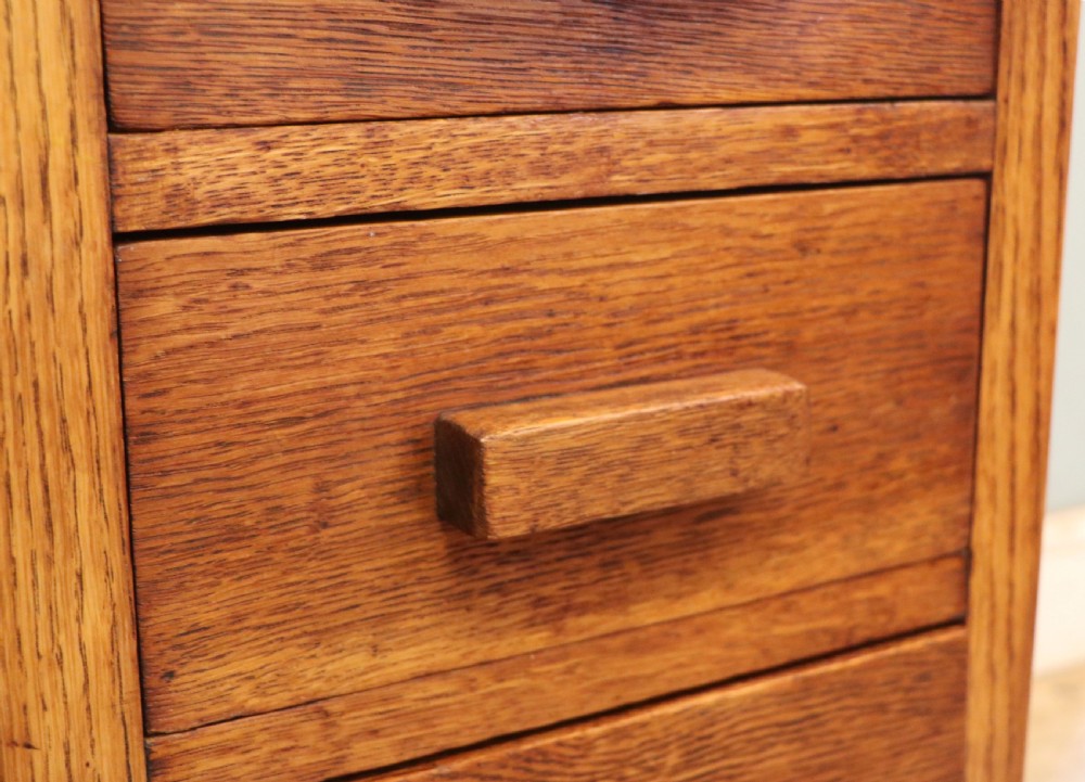 A vintage oak child’s desk. View XVII