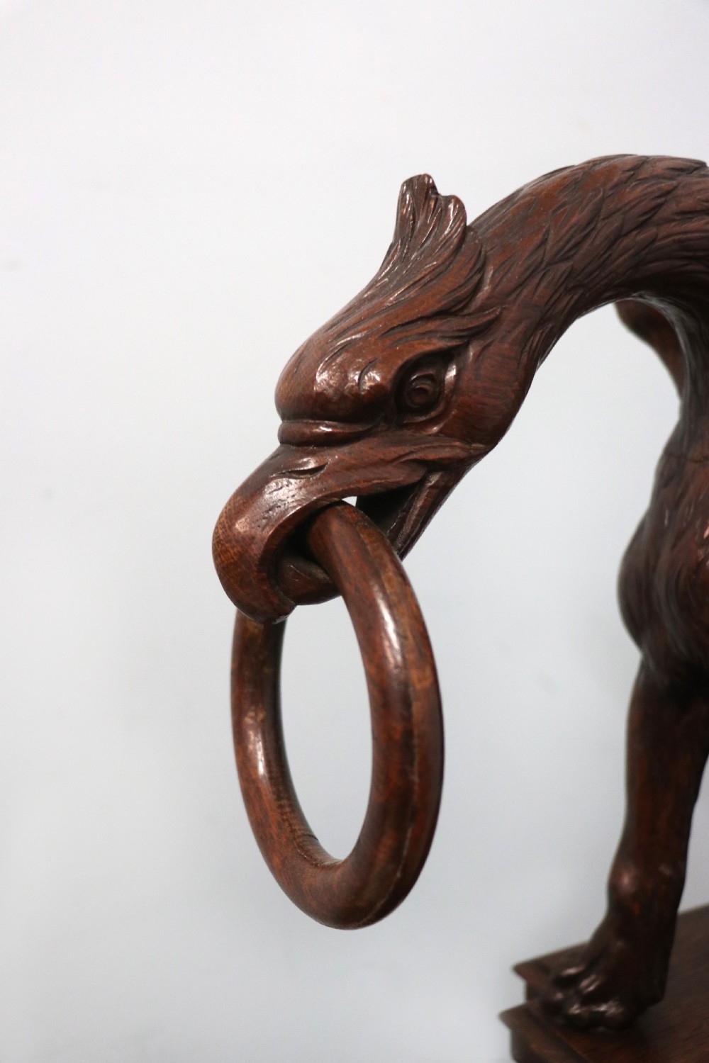 A lovely Victorian rocking baby’s crib with the finest elaborate pierced fretwork oak frame. View XXI