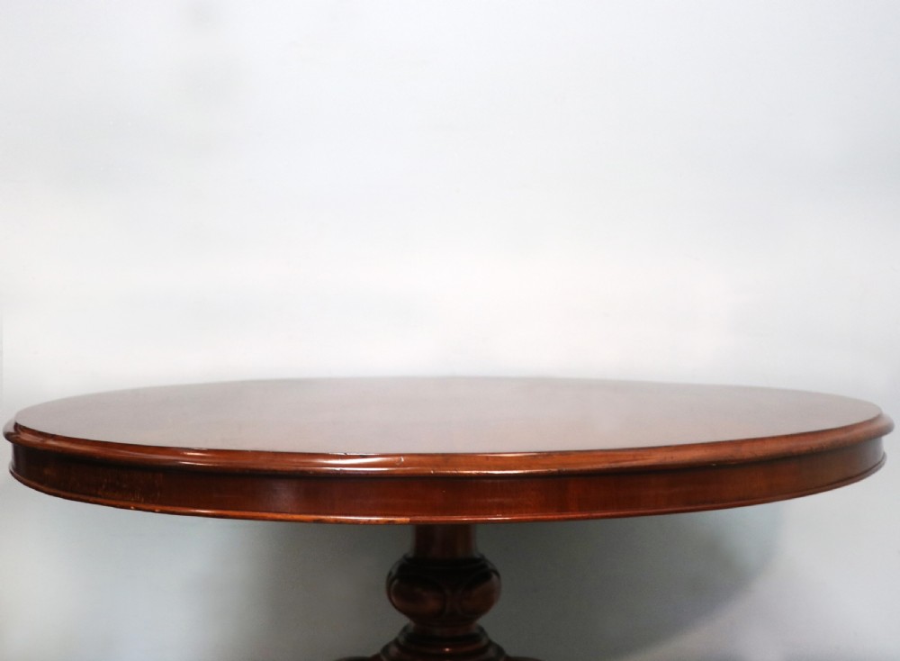 A lovely mahogany tilt top centre or dining table. View VIII