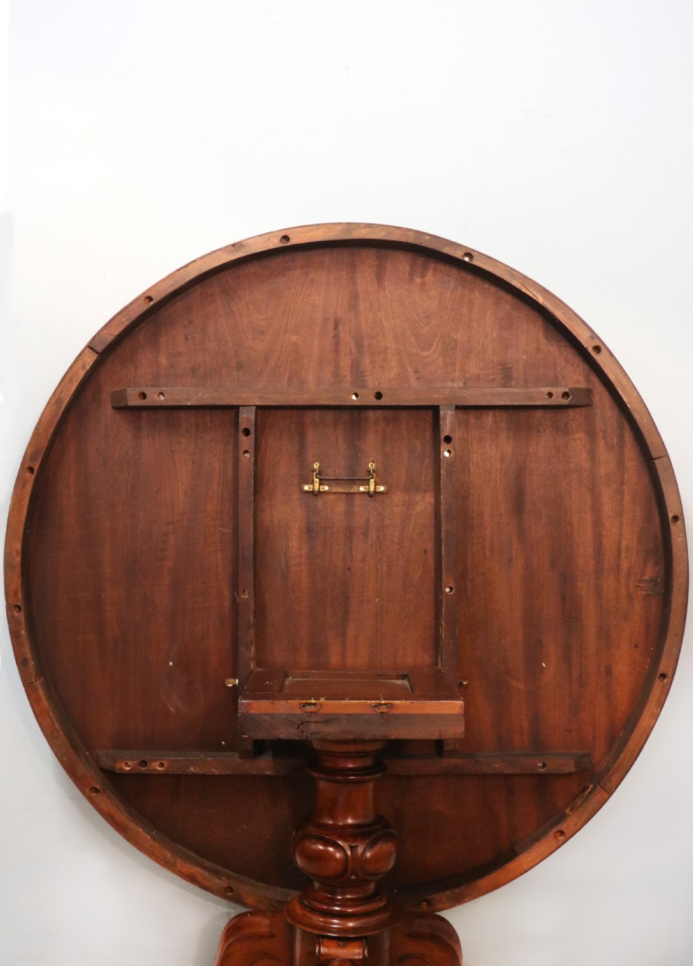 A lovely mahogany tilt top centre or dining table. View XI
