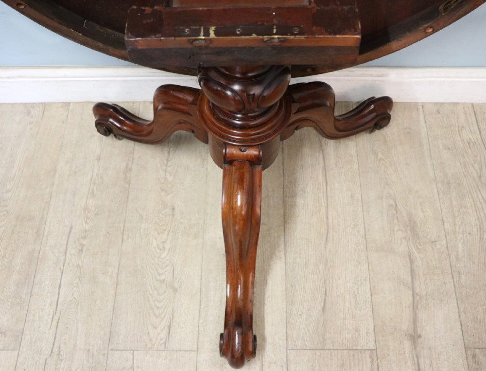 A lovely mahogany tilt top centre or dining table. View XVIII