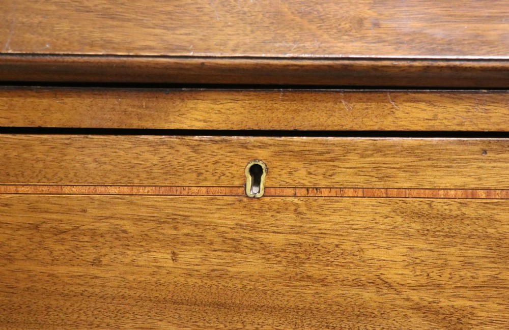 A lovely Edwardian bureau in the Sheraton revival style!  View XIV