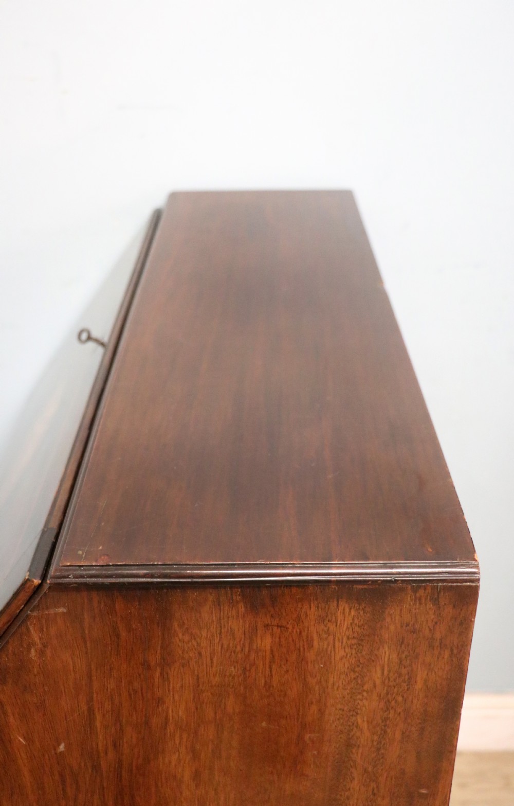A lovely Edwardian bureau in the Sheraton revival style!  View XIX