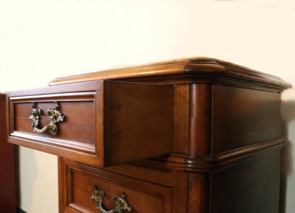 A truly stunning, wonderful & rare pair of 19th Century French bedside cabinets!   View XV