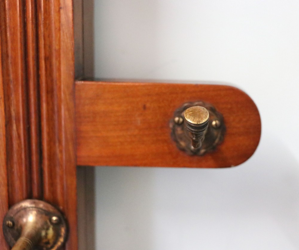 A late Victorian American walnut hallstand. View XIV