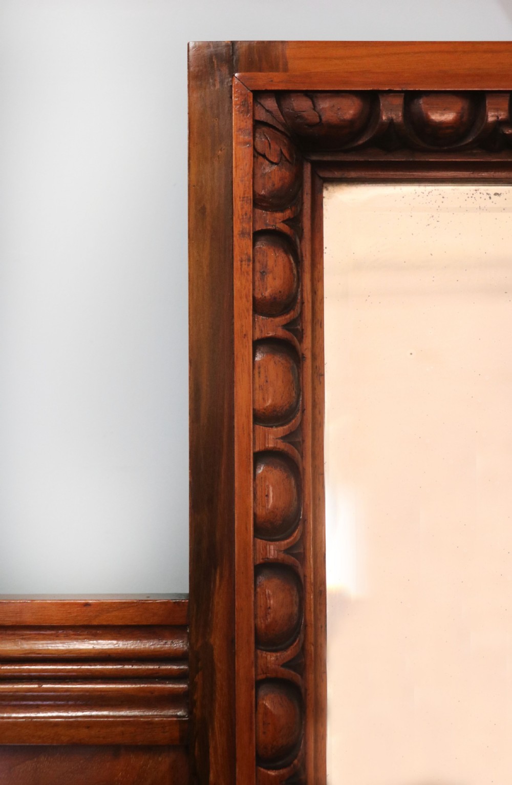 A late Victorian American walnut hallstand. View XVI