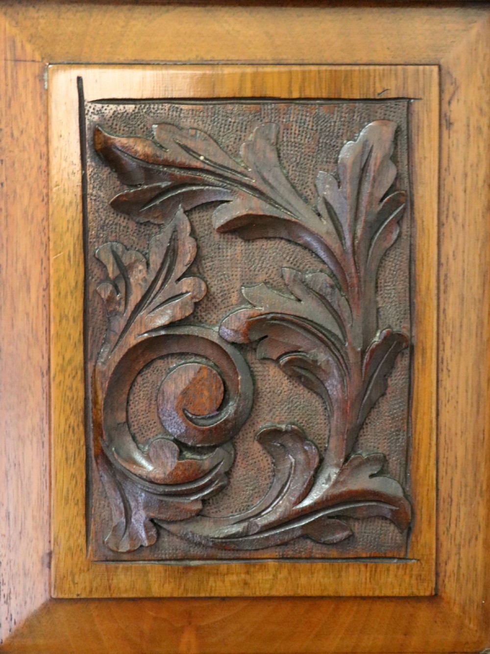 A late Victorian American walnut hallstand. View XVII
