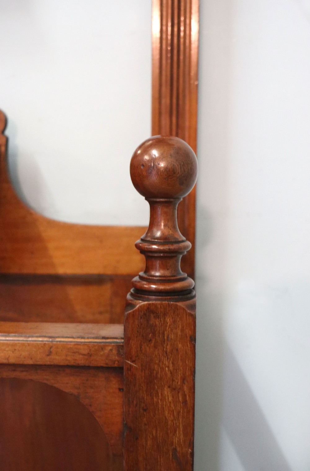A late Victorian American walnut hallstand. View XIX