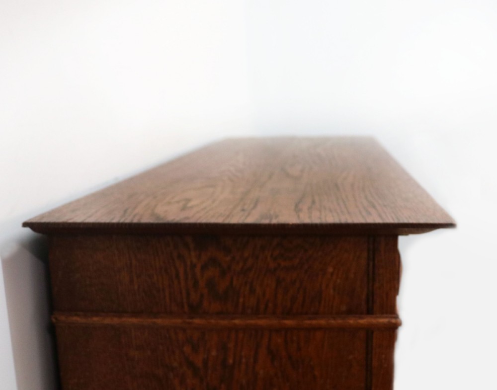A simply charming 1930’s oak framed and glazed two door bookcase or display cabinet. View XIV