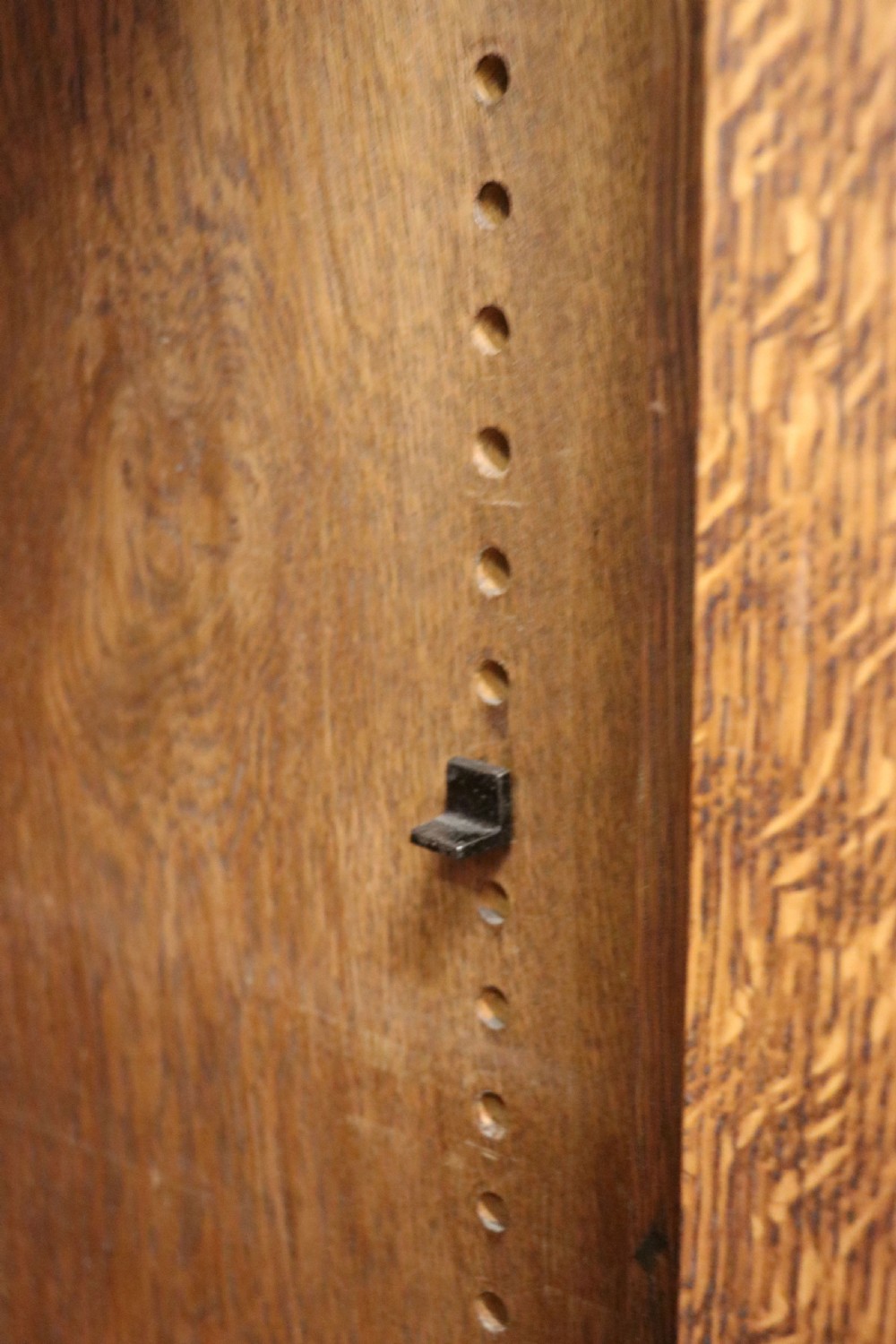 A simply charming 1930’s oak framed and glazed two door bookcase or display cabinet. View XXIX