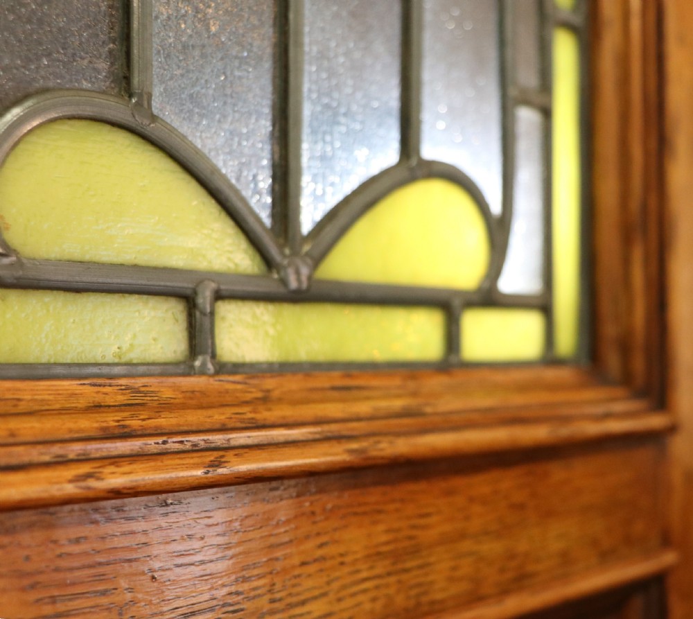 A truly wonderful late 19th century ‘one off’ craftsman built light oak wardrobe.  View XVII