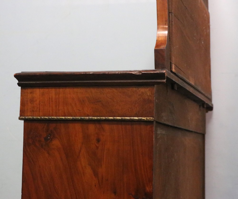 A lovely late Victorian walnut veneered and inlaid bookcase or display cabinet.  View XVII