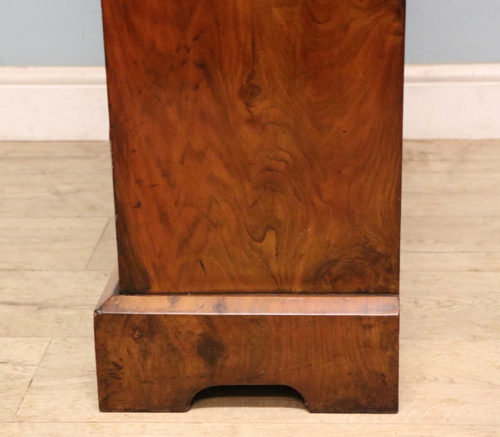 A lovely late Victorian walnut veneered and inlaid bookcase or display cabinet.  View XVIII