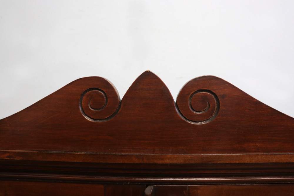 A late Victorian mahogany bookcase or display cabinet, later hand sign written for Fry’s cocoa and chocolate.  View IX