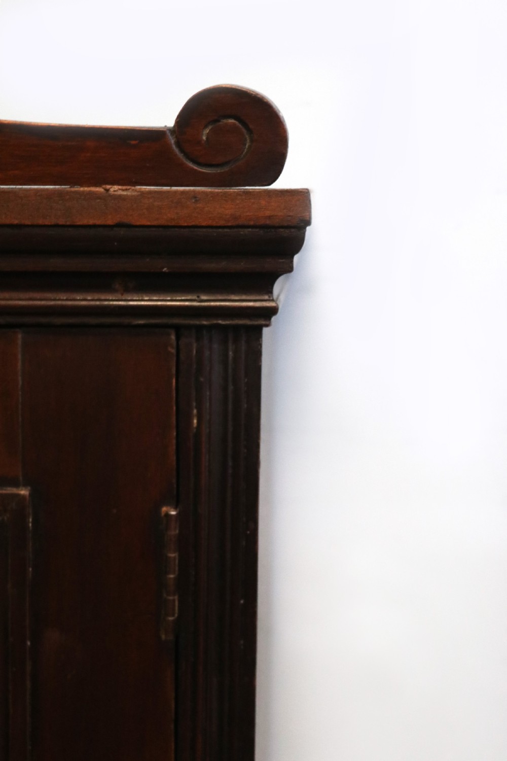A late Victorian mahogany bookcase or display cabinet, later hand sign written for Fry’s cocoa and chocolate.  View XII