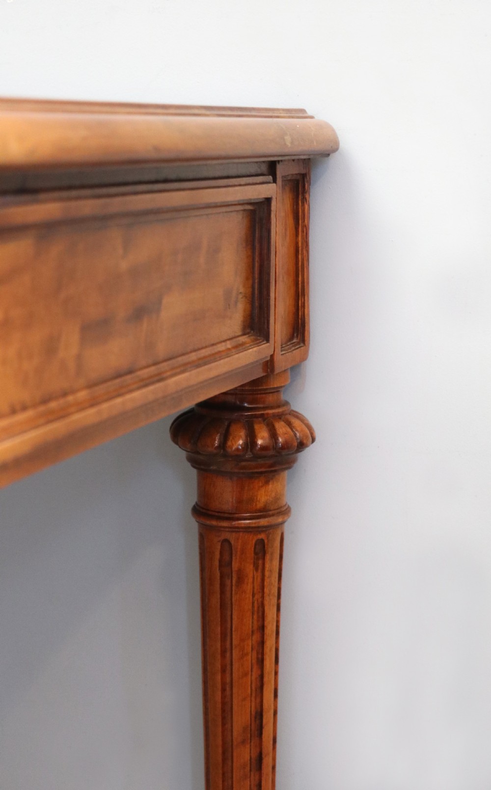 A lovely late 19th century mahogany side table, that retailers’ original label for Liberty of London. View X
