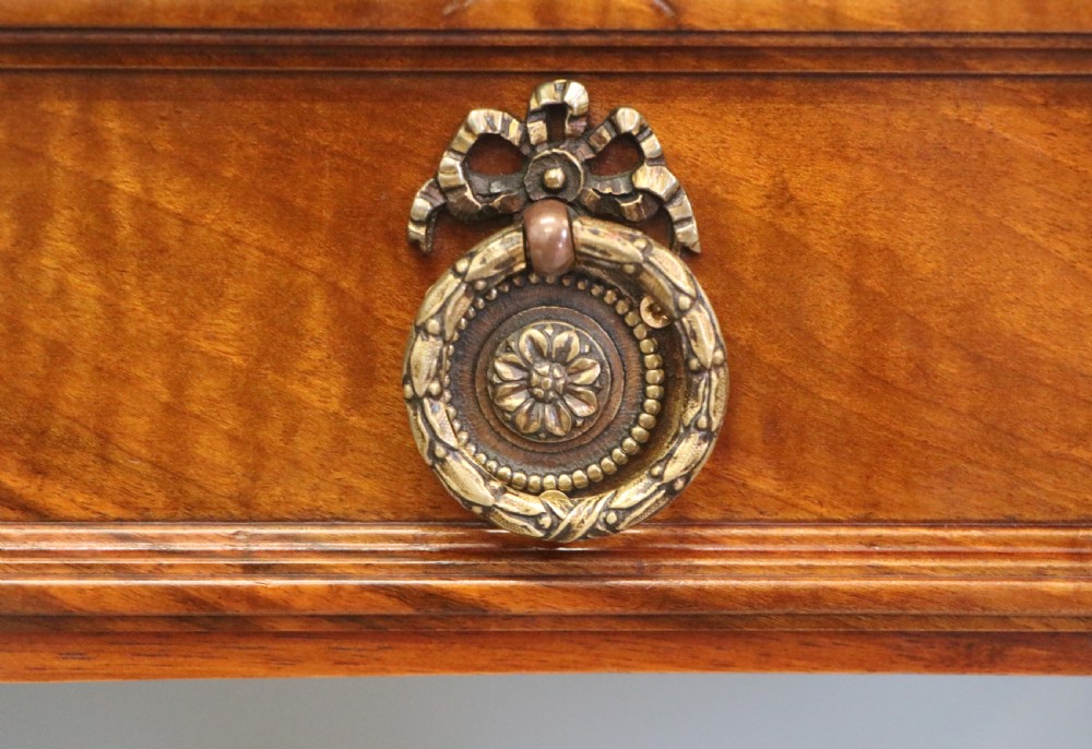 A lovely late 19th century mahogany side table, that retailers’ original label for Liberty of London. View XI