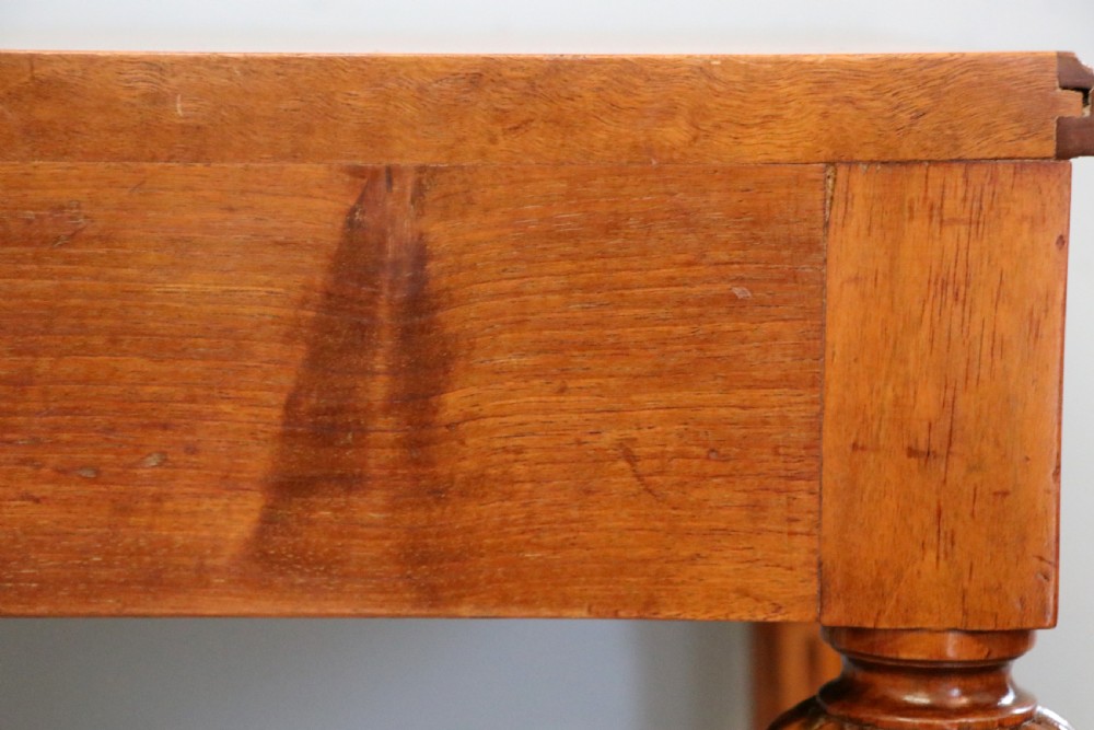 A lovely late 19th century mahogany side table, that retailers’ original label for Liberty of London. View XVI