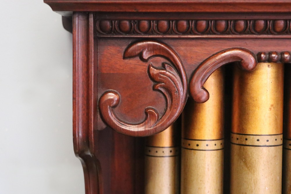 A lovely, late 19th century mahogany framed overmantel mirror. View VII
