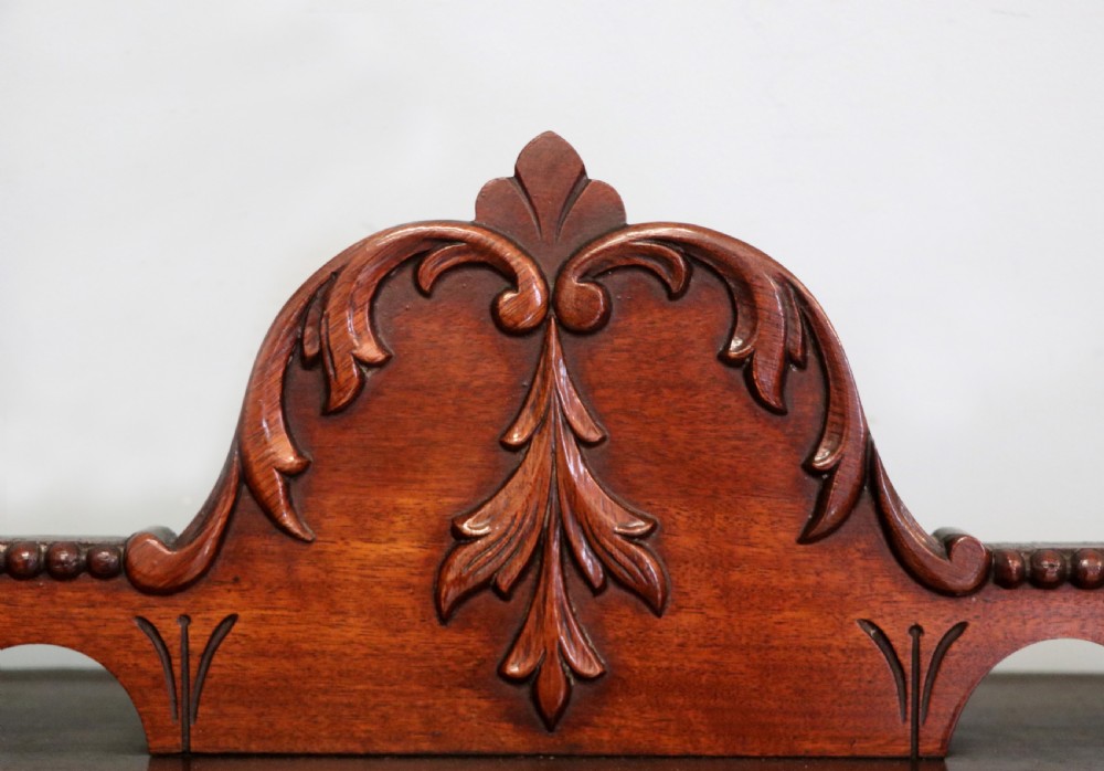 A lovely, late 19th century mahogany framed overmantel mirror. View VIII