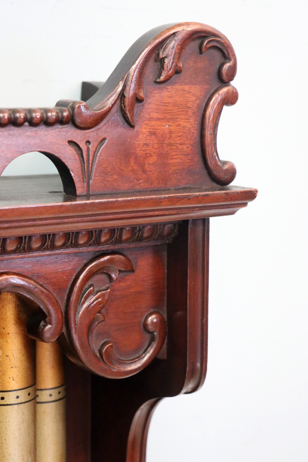 A lovely, late 19th century mahogany framed overmantel mirror. View XI