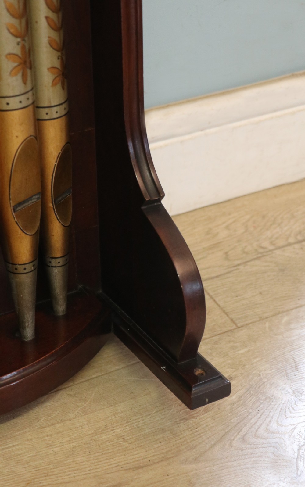 A lovely, late 19th century mahogany framed overmantel mirror. View XXI