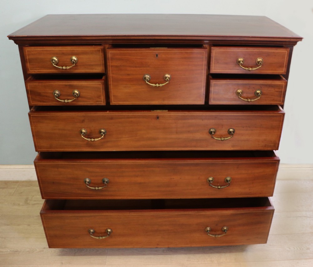 A lovely early 20th century, beautifully made mahogany chest of drawers. View III