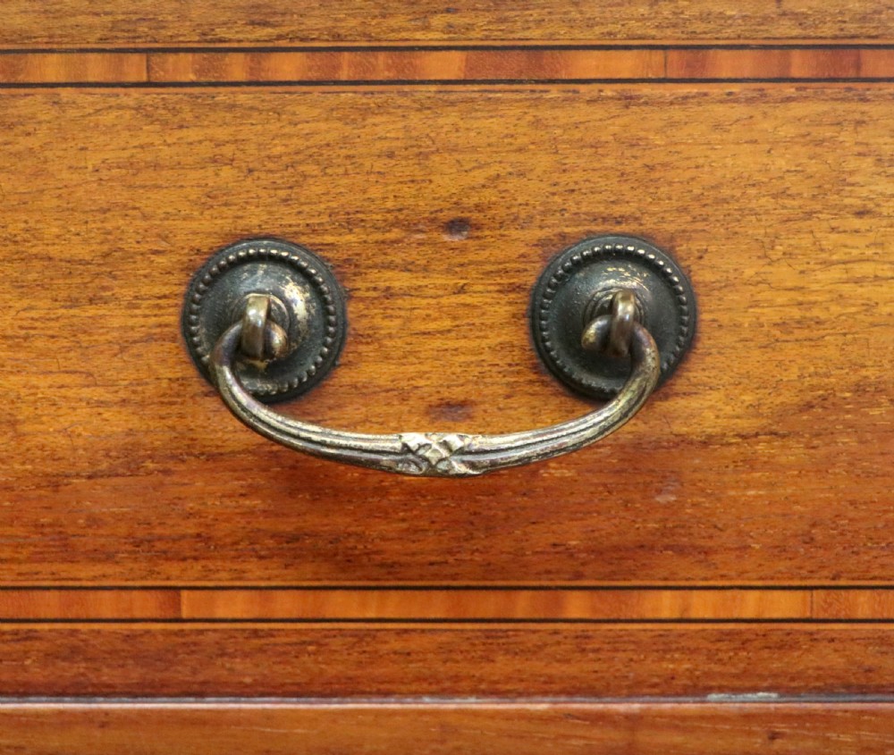 A wonderful early 20th century mahogany and inlaid combination music cabinet and cupboard. View XXIII