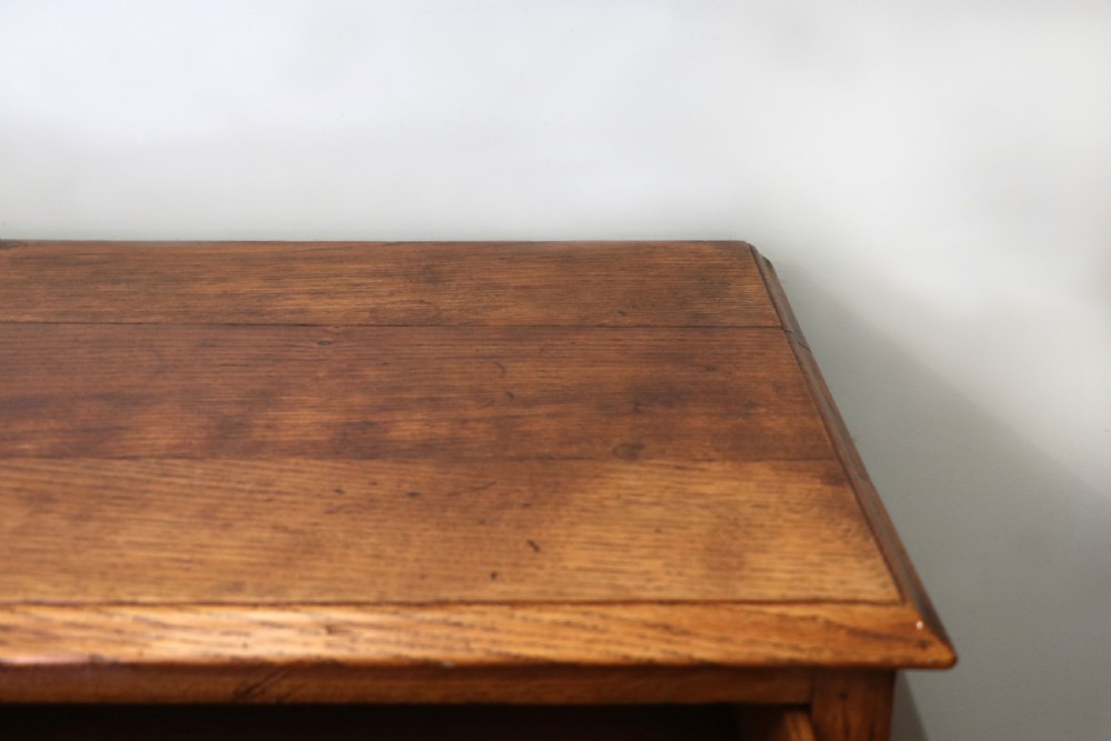A 19th century or possibly earlier, diminutive Oak chest of four drawers.  View IX