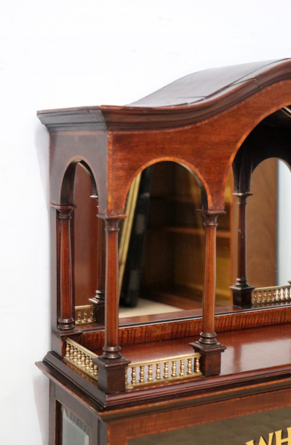 A stylish vintage apothecary cabinet by the renowned furniture makers Edwards & Roberts.  View IX