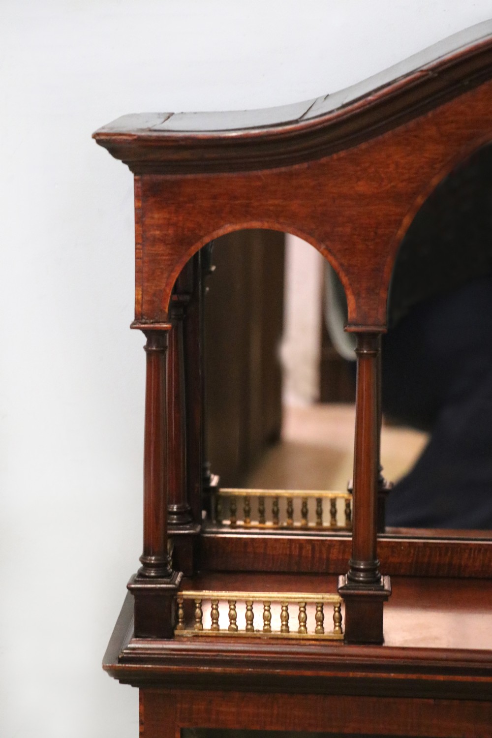 A stylish vintage apothecary cabinet by the renowned furniture makers Edwards & Roberts.  View X