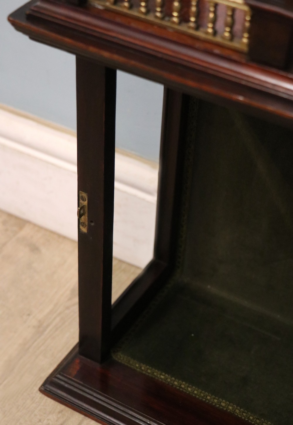 A stylish vintage apothecary cabinet by the renowned furniture makers Edwards & Roberts.  View XX