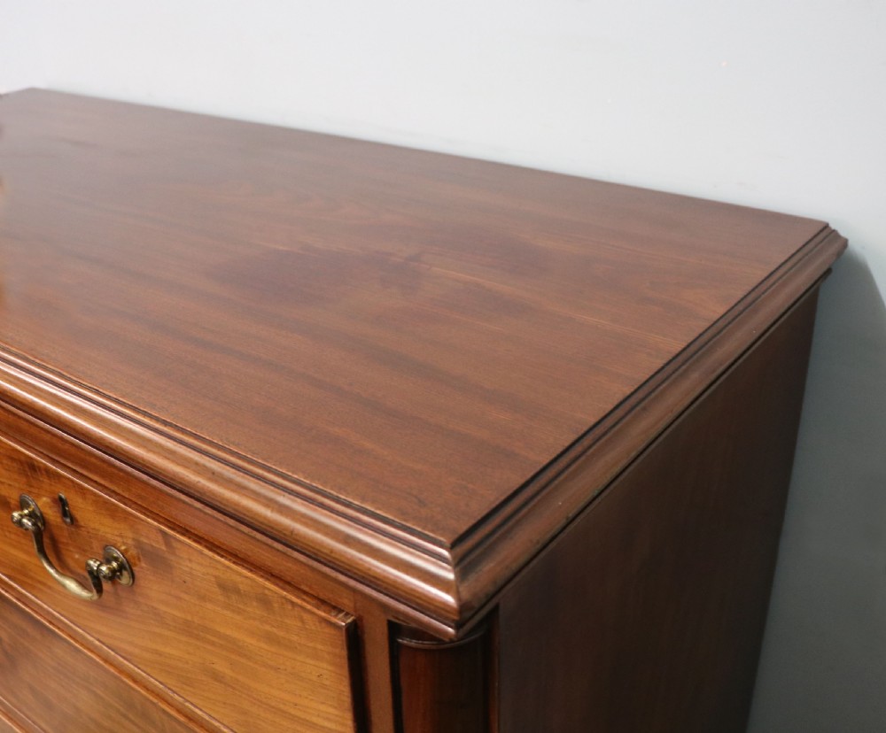 An absolutely delightful early 19th century mahogany chest of drawers. View XVI