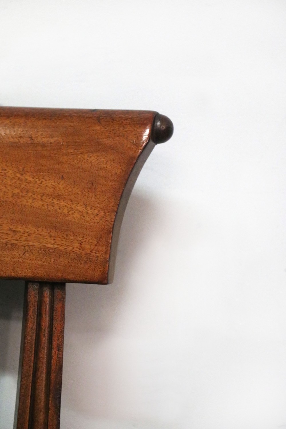 A lovely set of four late Georgian or William IV mahogany bar back dining chairs. View XXIV