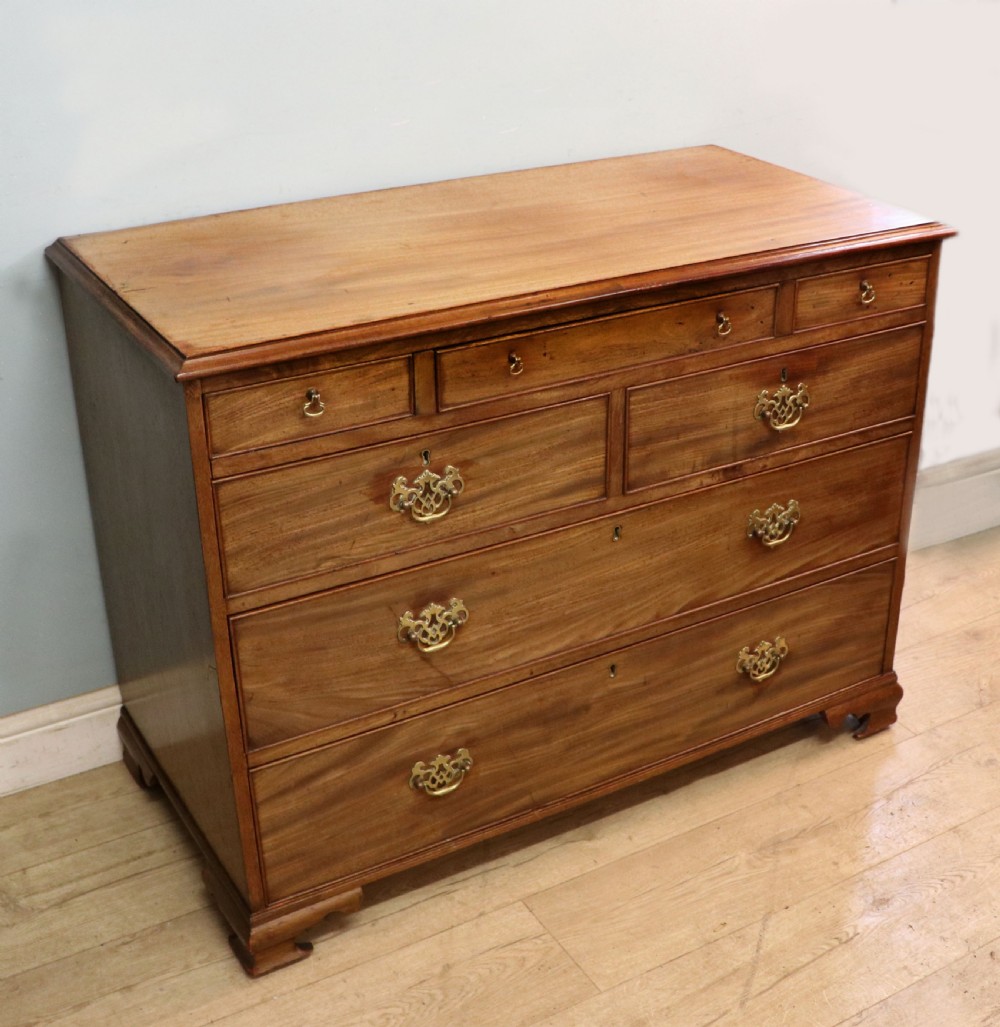 A lovely early 19th century mahogany chest. View V