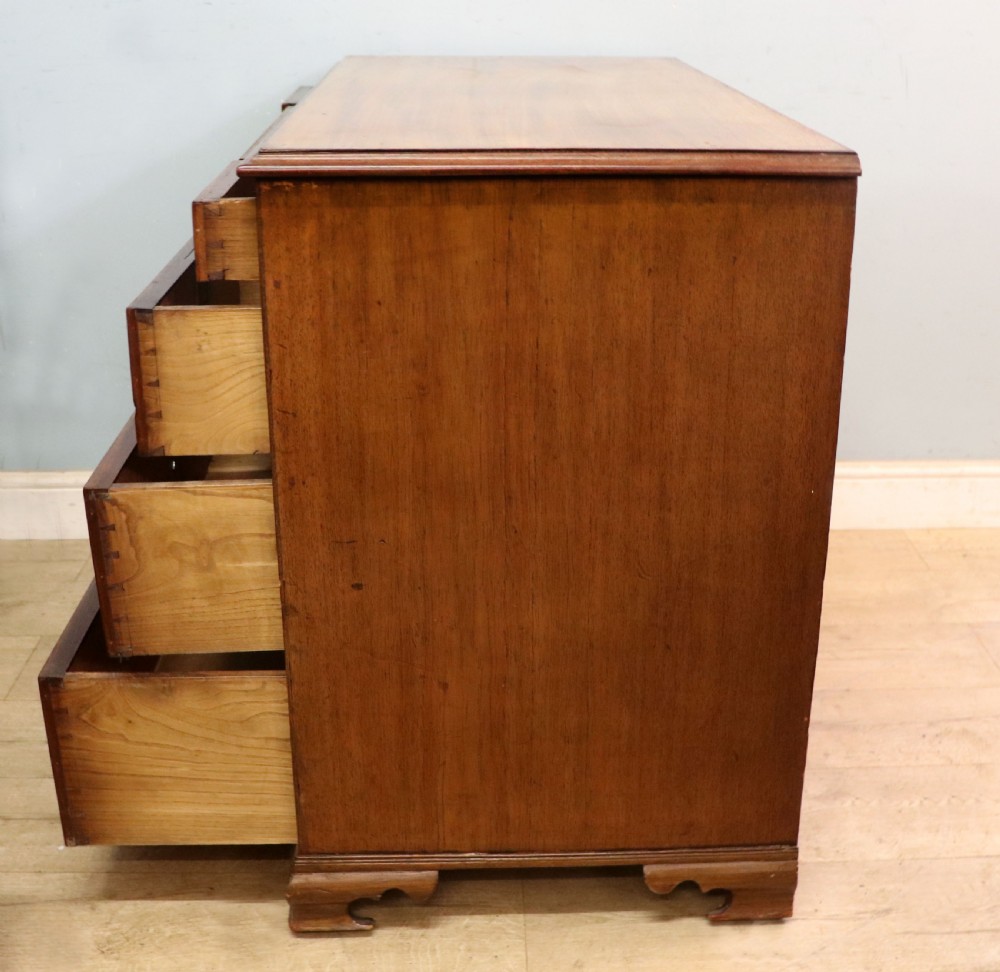 A lovely early 19th century mahogany chest. View IX