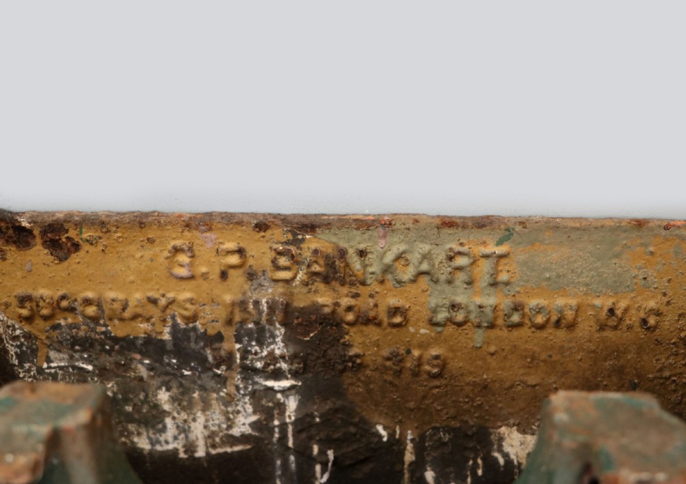  A lovely & unusual original pair of cast iron gutter hoppers. View XI