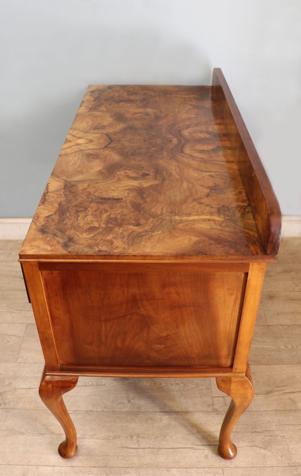 An absolutely lovely piece of Queen Anne revival walnut furniture from the 1930’s.  View VII