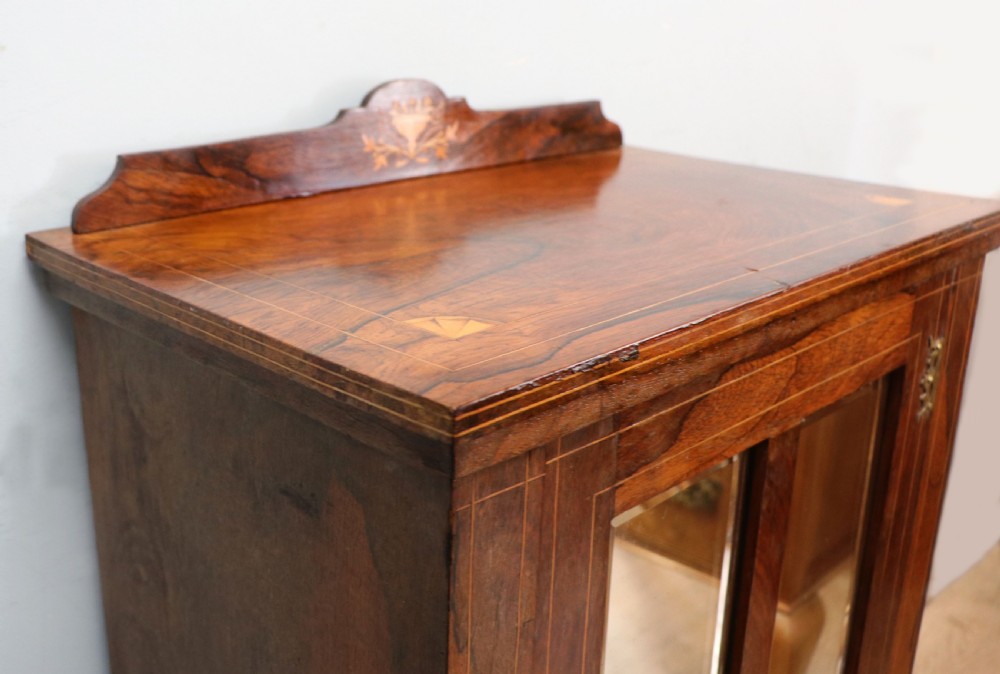Victorian style! A lovely late 19th century hardwood former music cabinet.  View IX
