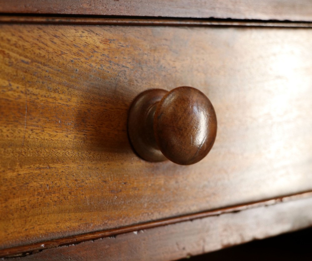 A lovely, honest 19th Century mahogany twin pedestal office desk. View X
