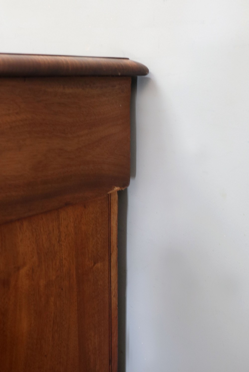 A lovely, honest 19th Century mahogany twin pedestal office desk. View XVI