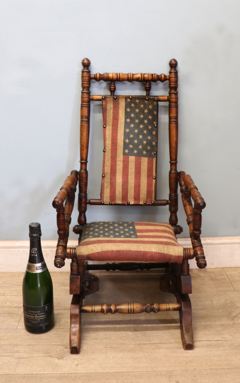 An absolutely lovely, charming late 19th century American child’s rocking chair. View III