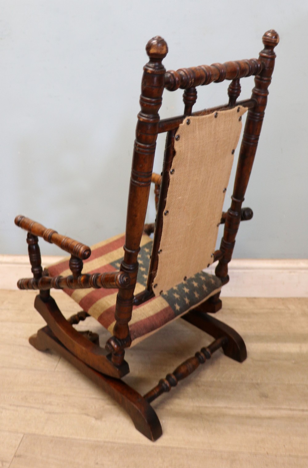 An absolutely lovely, charming late 19th century American child’s rocking chair. View VI