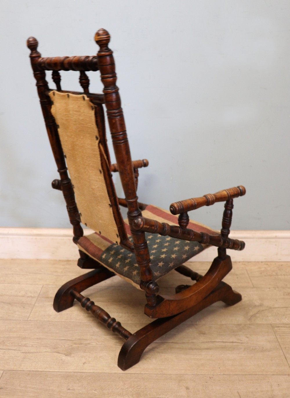 An absolutely lovely, charming late 19th century American child’s rocking chair. View VIII