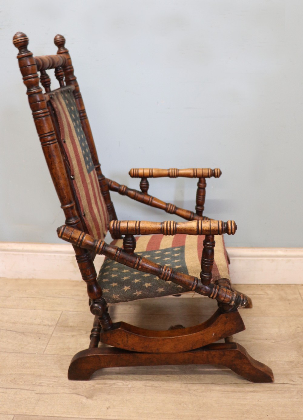 An absolutely lovely, charming late 19th century American child’s rocking chair. View IX