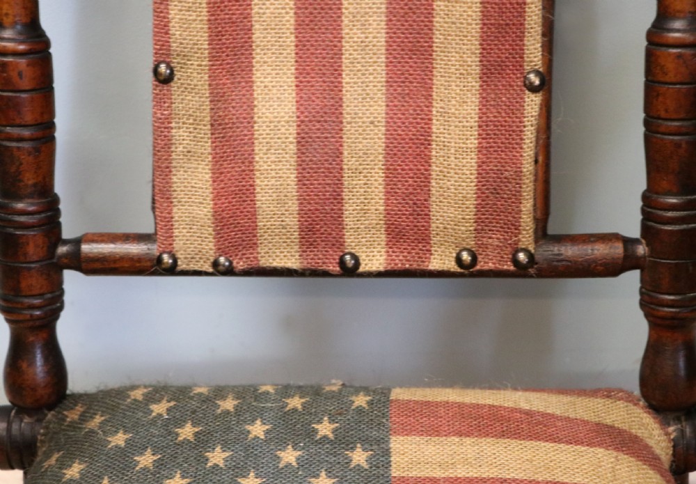 An absolutely lovely, charming late 19th century American child’s rocking chair. View XIV