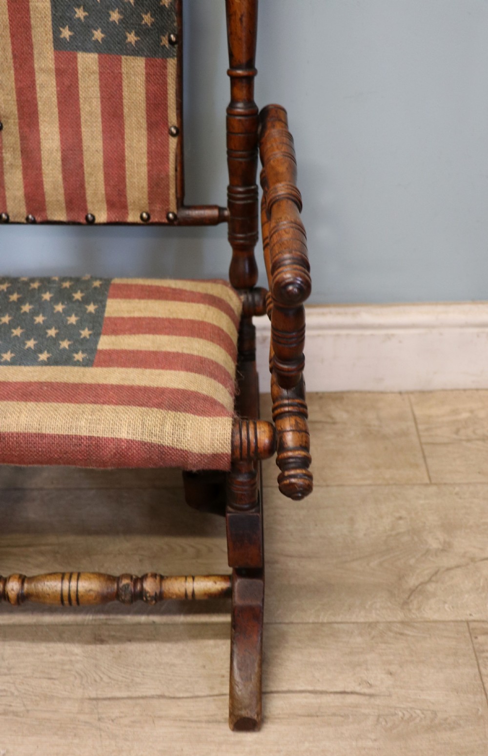 An absolutely lovely, charming late 19th century American child’s rocking chair. View XVI